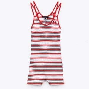 Kappa X Zara Striped Tank Romper